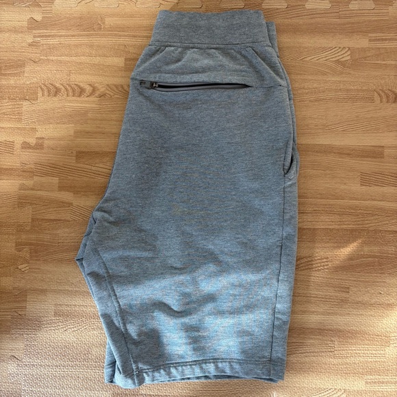Lululemon City Sweat Short 9” Heather Grey Size S Men Fleece Lined Lounge Shorts - Picture 9 of 11